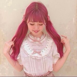 Liz Lisa Message Embroidered Ribbon Blouse